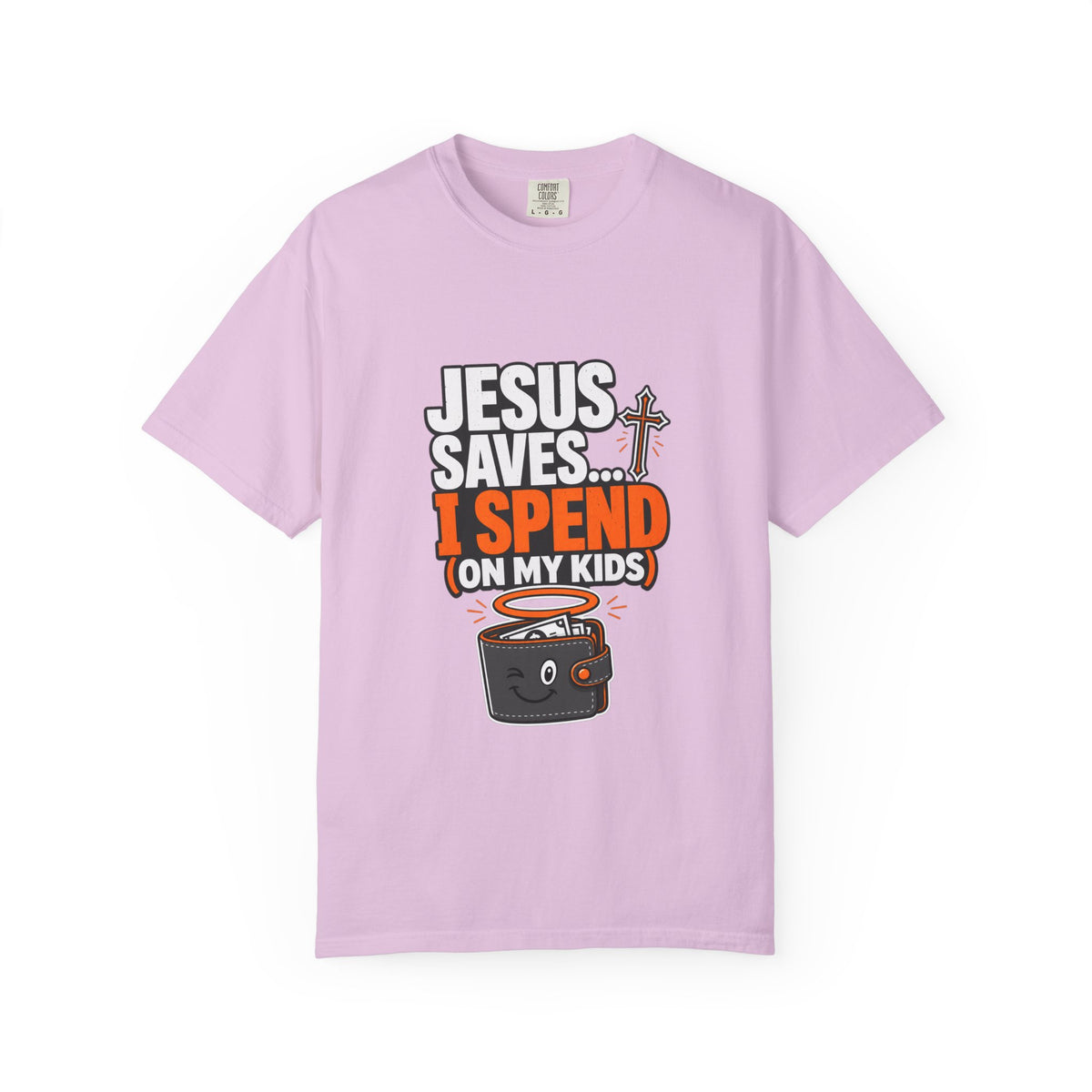Jesus Saves I Spend On My Kids T-Shirt — Funny Christian Parent Tee - Maxx7Designs