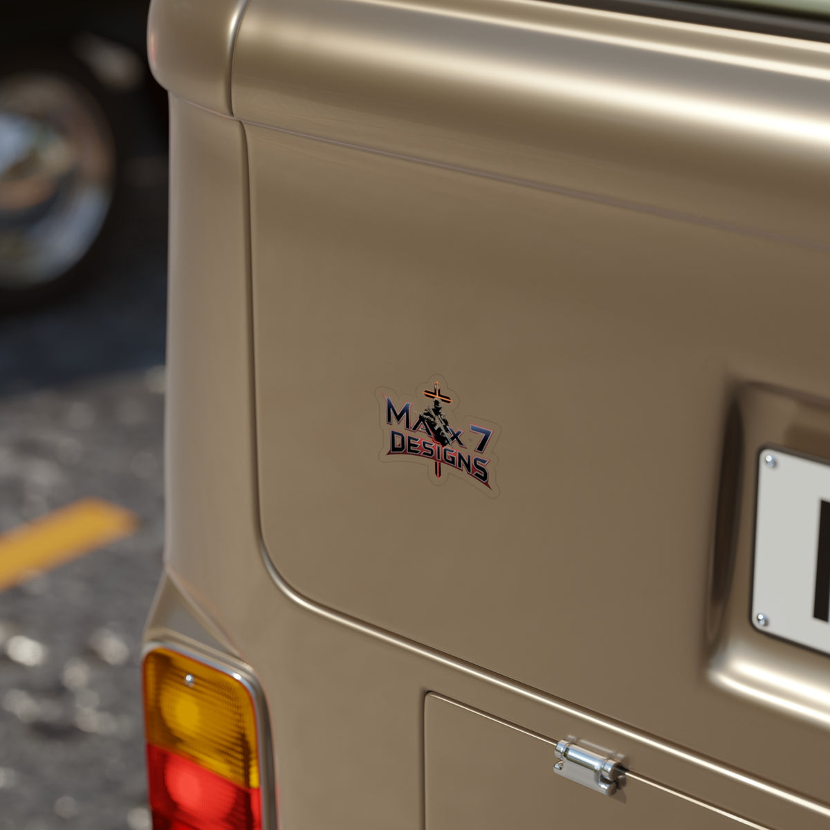 Transparent Outdoor Decals, Die-Cut, 1pc