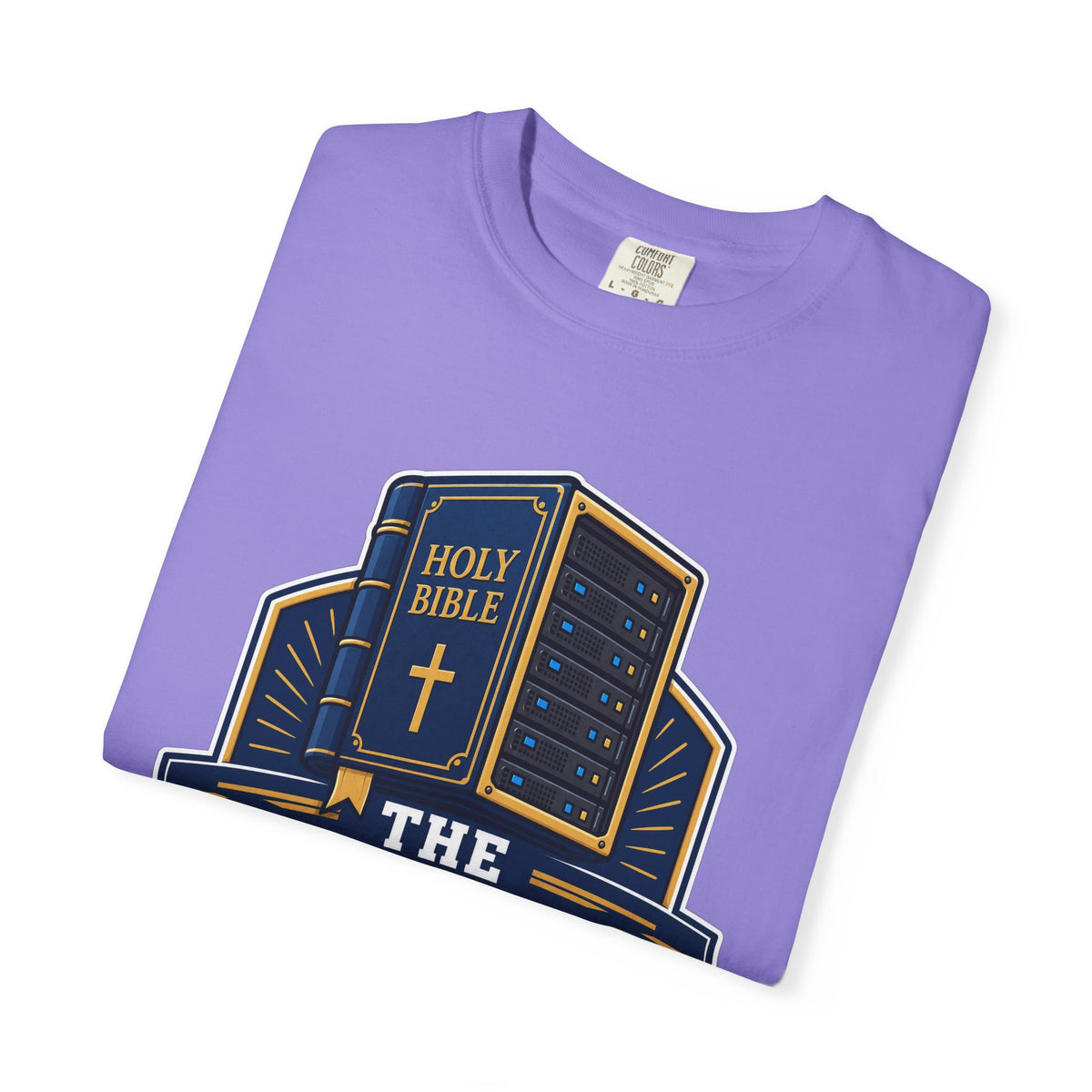 Dad-A-Base Christian T-Shirt — "The Dad-A-Base" Bible & Dad Jokes Design - Maxx7Designs