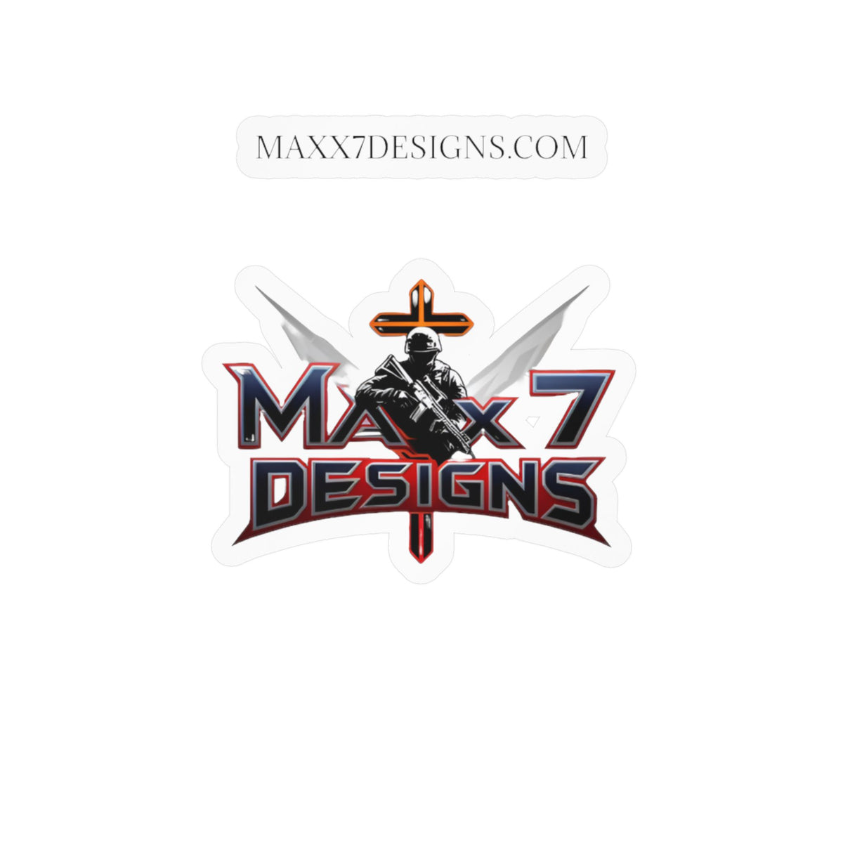 Vinyl Decal — Maxx7 Designs Logo Sticker