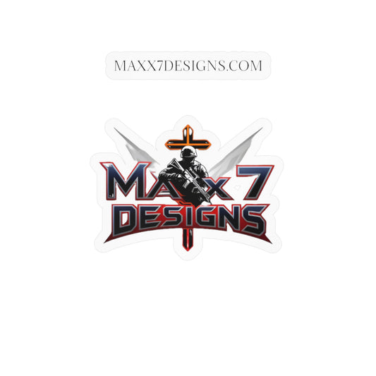 Vinyl Decal — Maxx7 Designs Logo Sticker