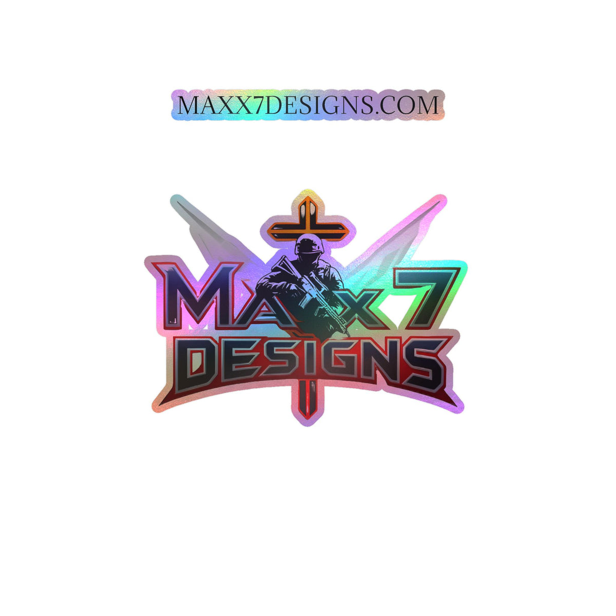 Vinyl Decal — Maxx7 Designs Logo Sticker