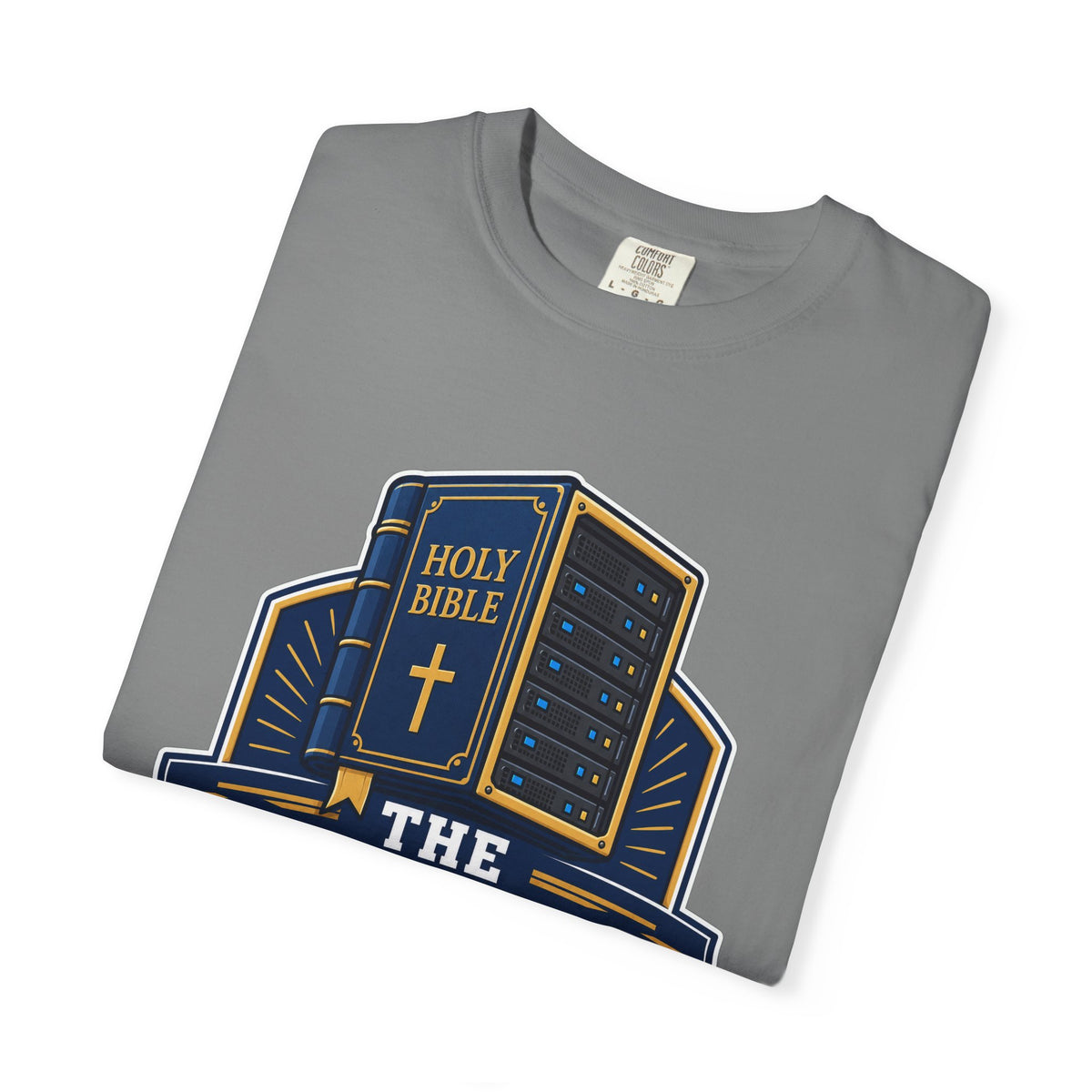 Dad-A-Base Christian T-Shirt — "The Dad-A-Base" Bible & Dad Jokes Design - Maxx7Designs