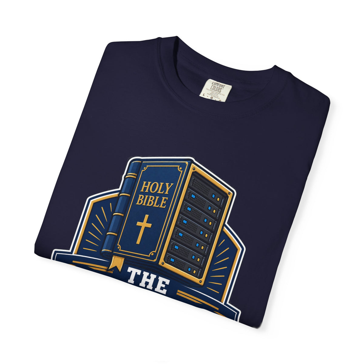 Dad-A-Base Christian T-Shirt — "The Dad-A-Base" Bible & Dad Jokes Design - Maxx7Designs