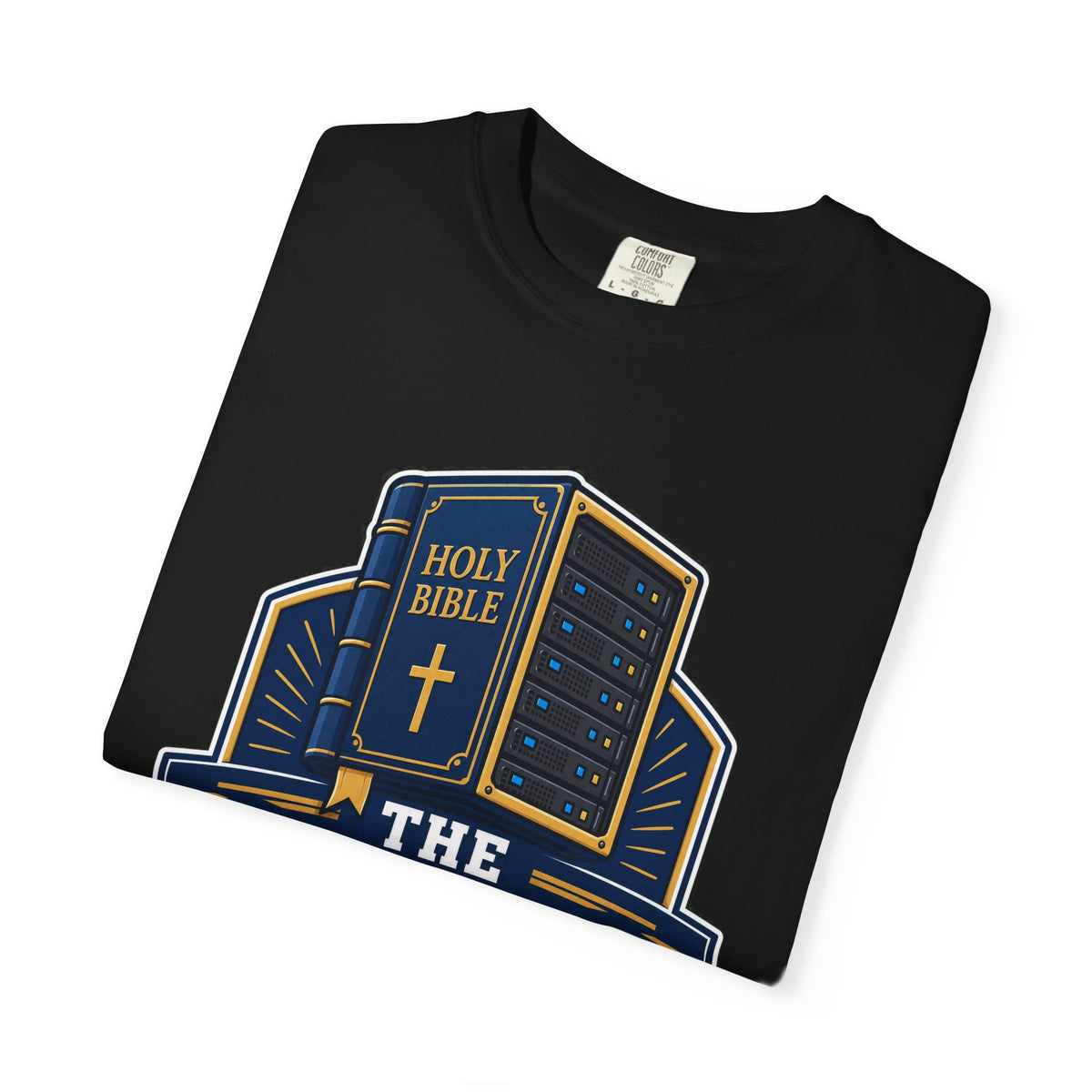 Dad-A-Base Christian T-Shirt — "The Dad-A-Base" Bible & Dad Jokes Design - Maxx7Designs