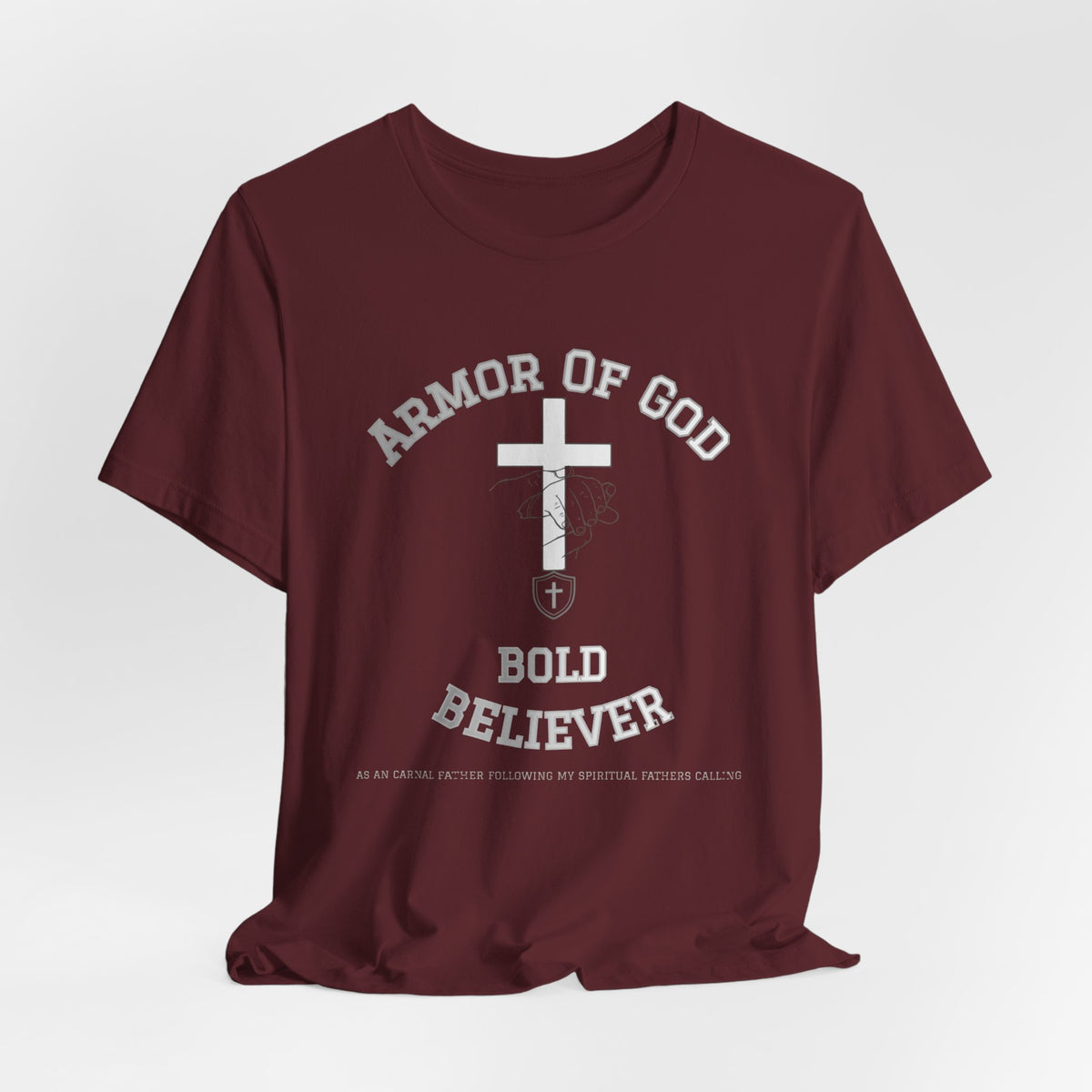 Armor of God Bold Believer T‑Shirt - Maxx7Designs
