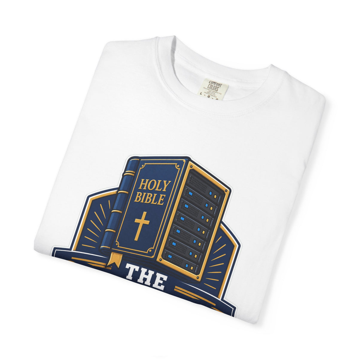Dad-A-Base Christian T-Shirt — "The Dad-A-Base" Bible & Dad Jokes Design - Maxx7Designs