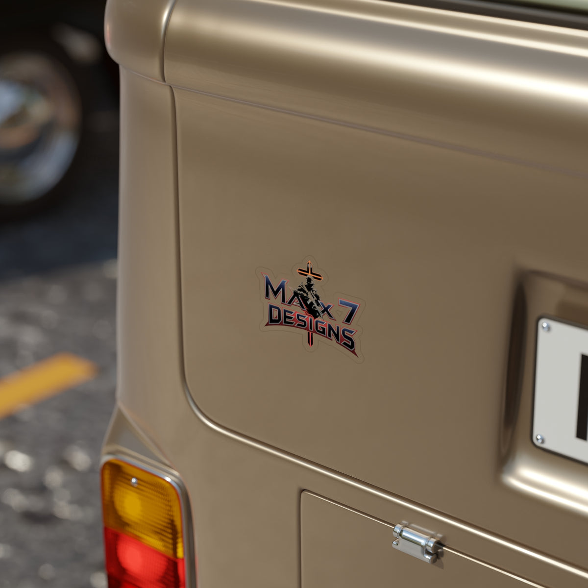 Transparent Outdoor Decals, Die-Cut, 1pc
