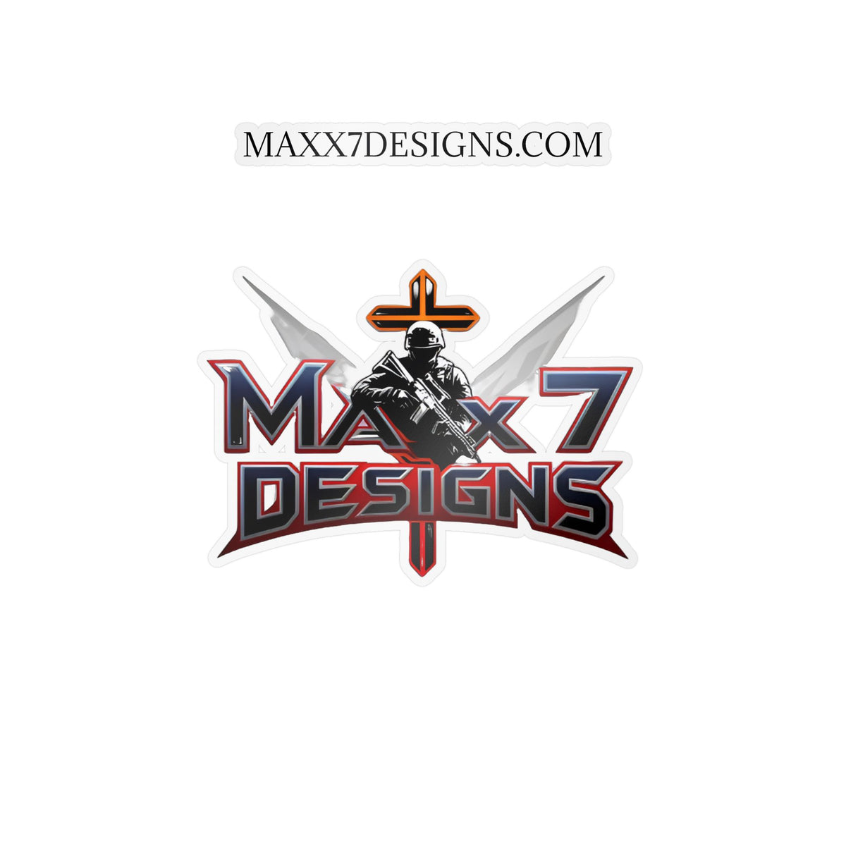 Vinyl Decal — Maxx7 Designs Logo Sticker