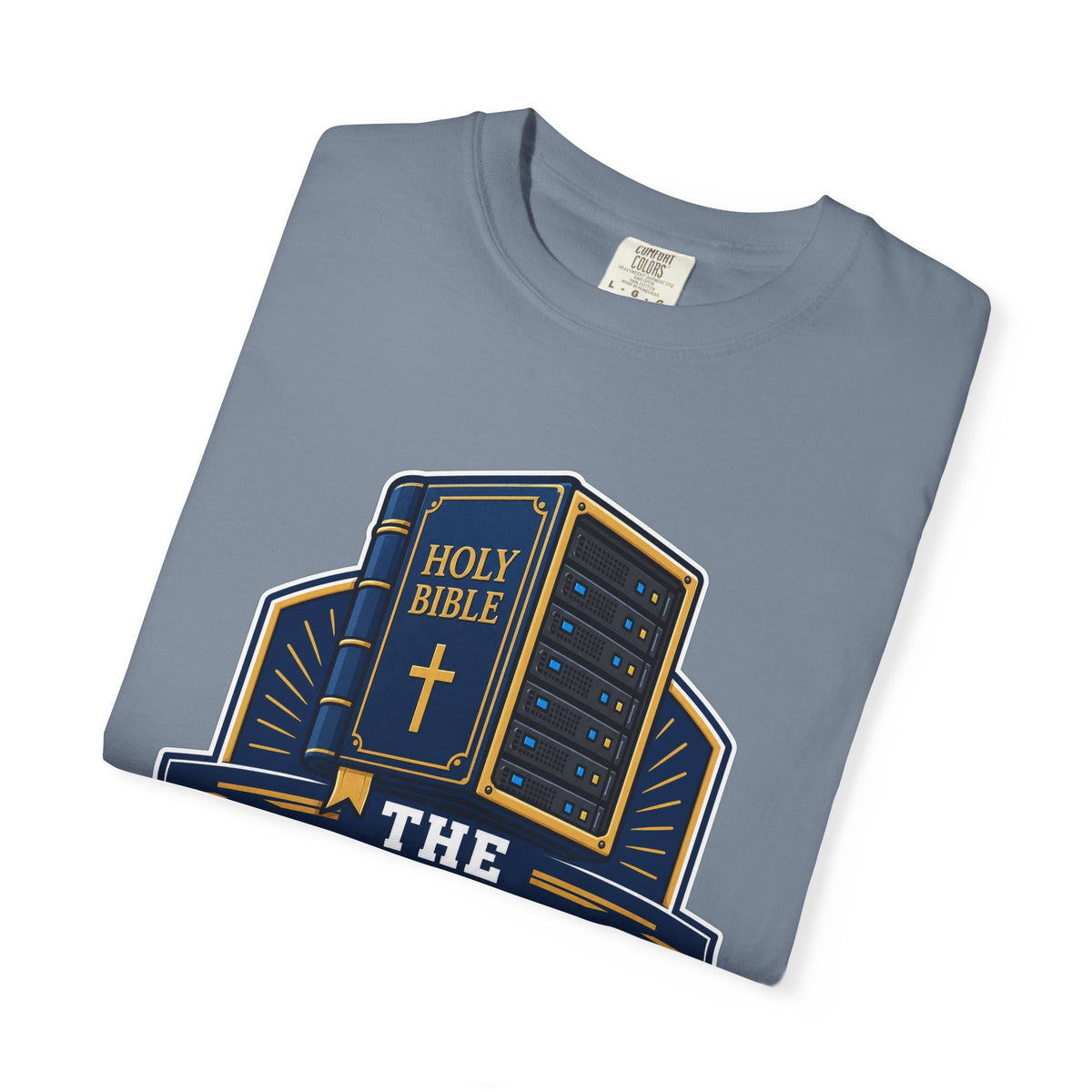 Dad-A-Base Christian T-Shirt — "The Dad-A-Base" Bible & Dad Jokes Design - Maxx7Designs