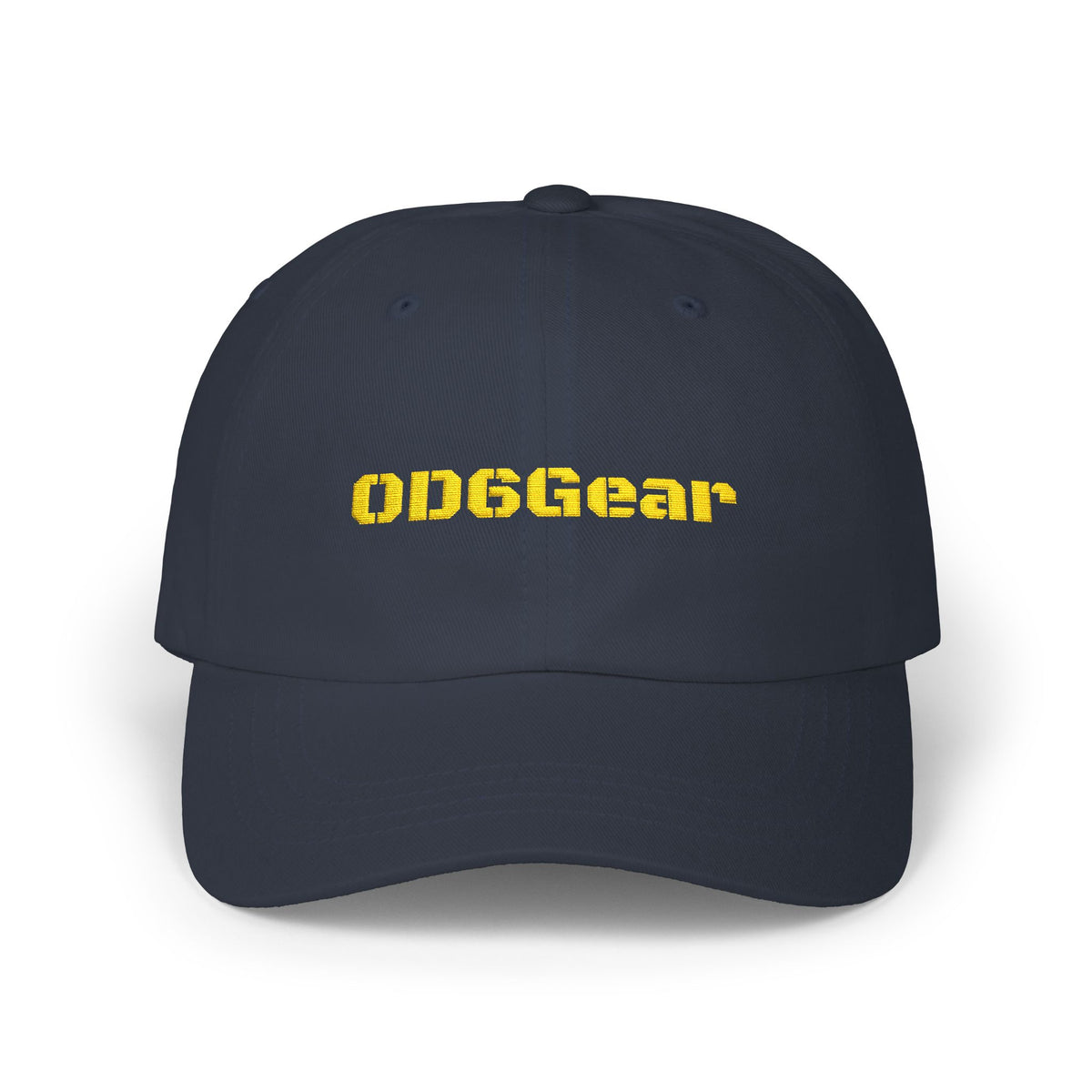 OD6Gear embroidered logo Dad Cap | white adjustable baseball hat