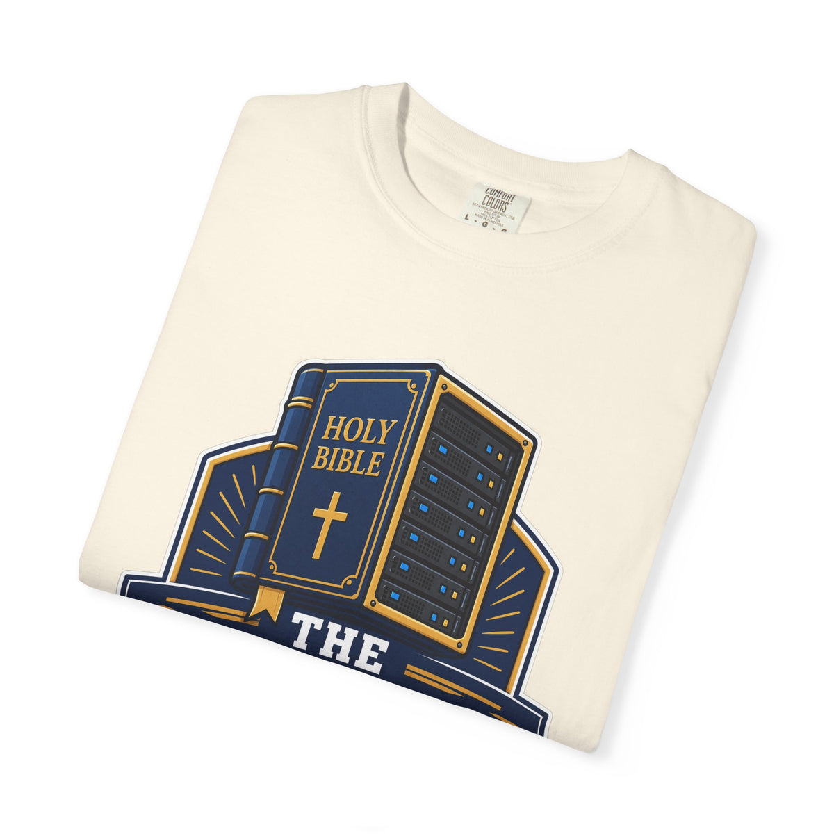 Dad-A-Base Christian T-Shirt — "The Dad-A-Base" Bible & Dad Jokes Design - Maxx7Designs