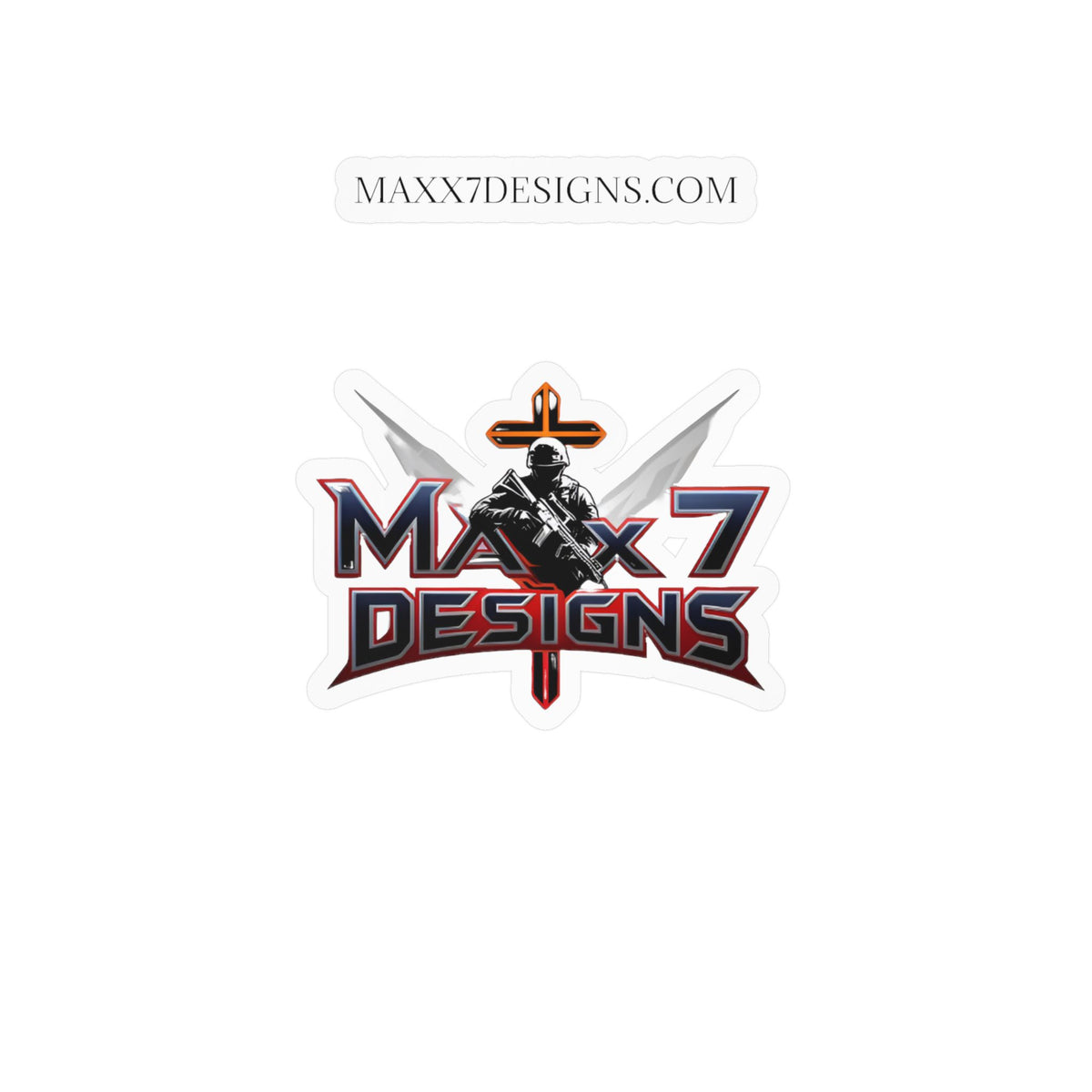 Vinyl Decal — Maxx7 Designs Logo Sticker