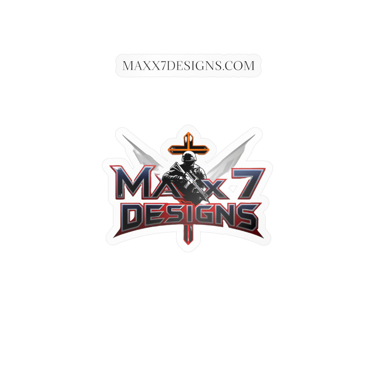 Vinyl Decal — Maxx7 Designs Logo Sticker