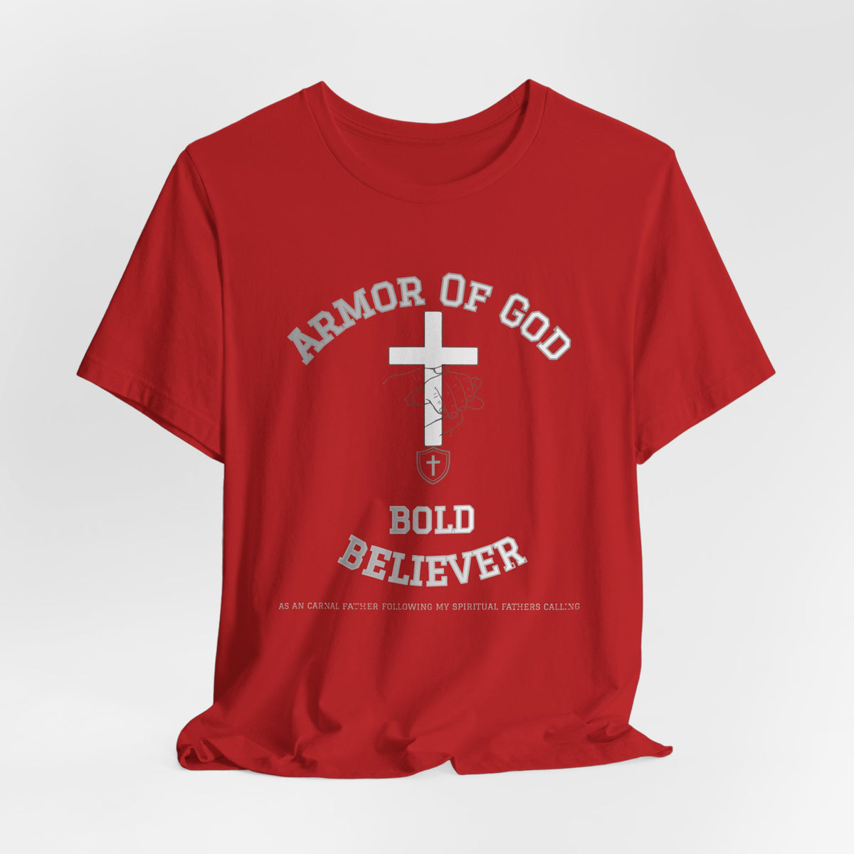 Armor of God Bold Believer T‑Shirt - Maxx7Designs