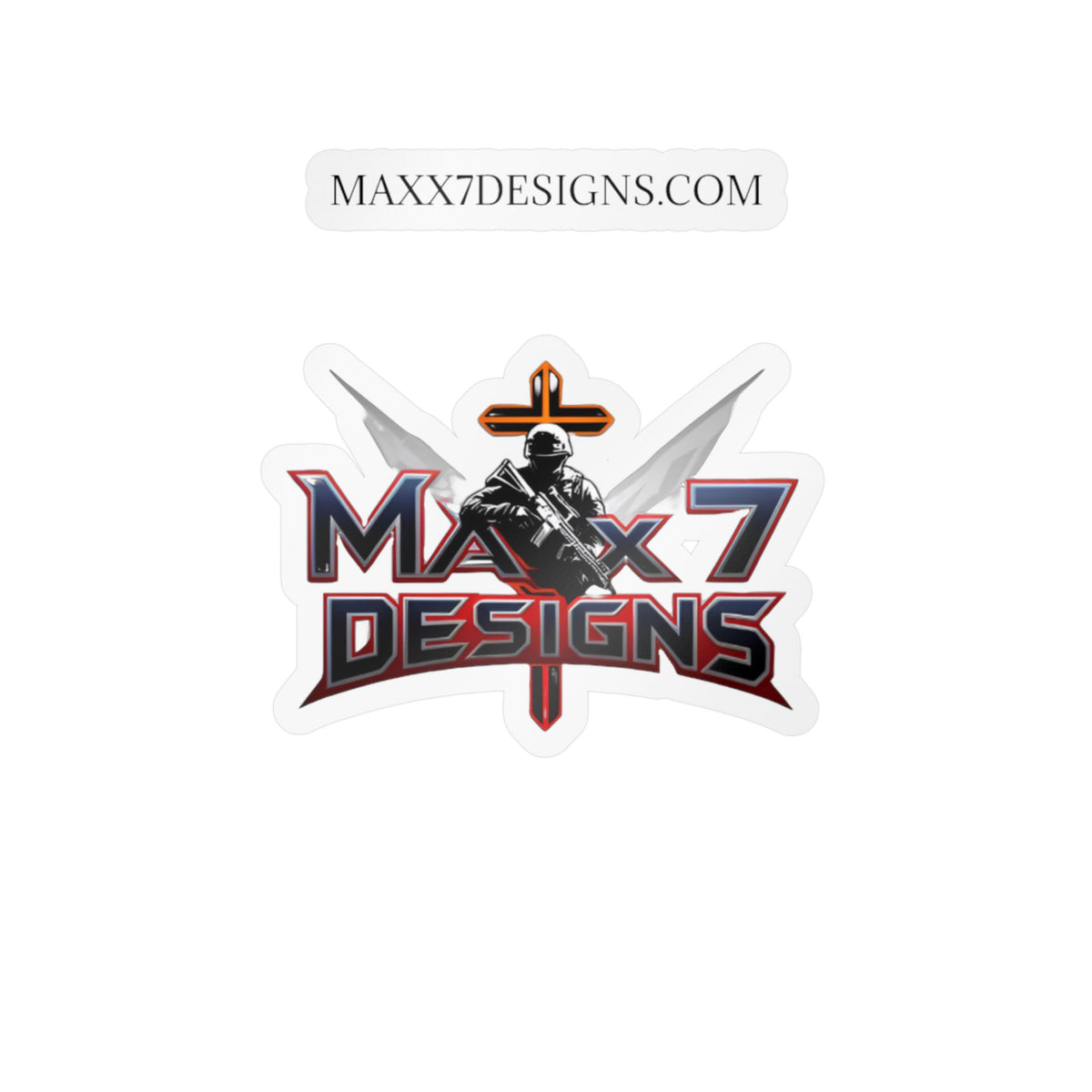Vinyl Decal — Maxx7 Designs Logo Sticker