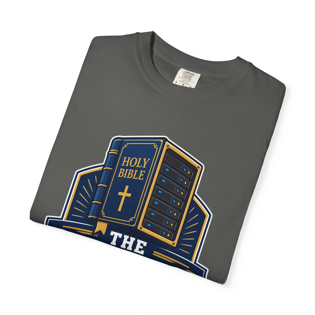 Dad-A-Base Christian T-Shirt — "The Dad-A-Base" Bible & Dad Jokes Design - Maxx7Designs