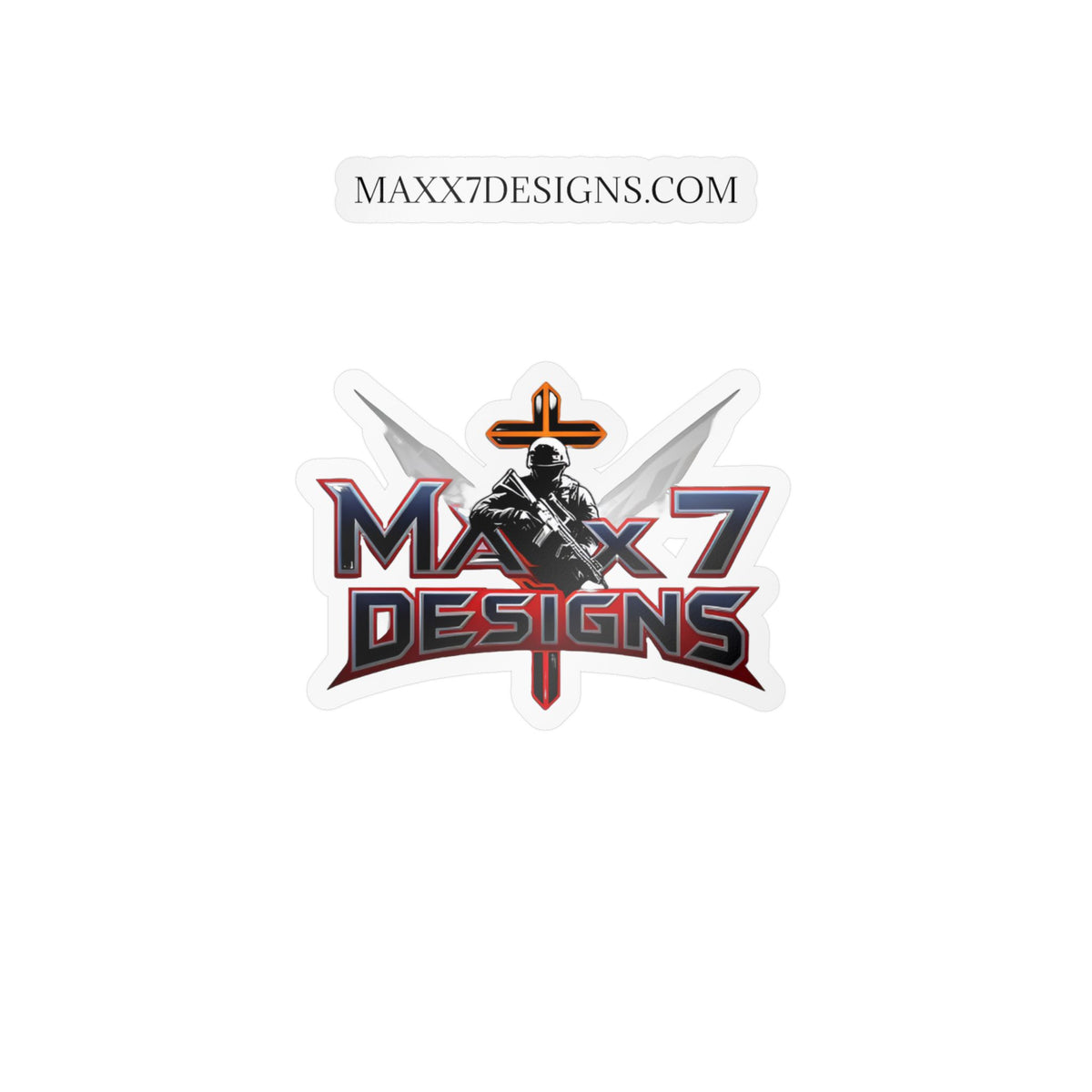 Vinyl Decal — Maxx7 Designs Logo Sticker