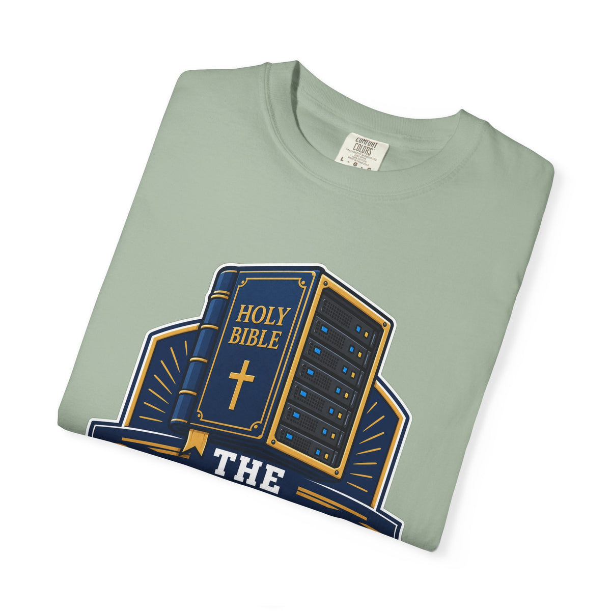 Dad-A-Base Christian T-Shirt — "The Dad-A-Base" Bible & Dad Jokes Design - Maxx7Designs