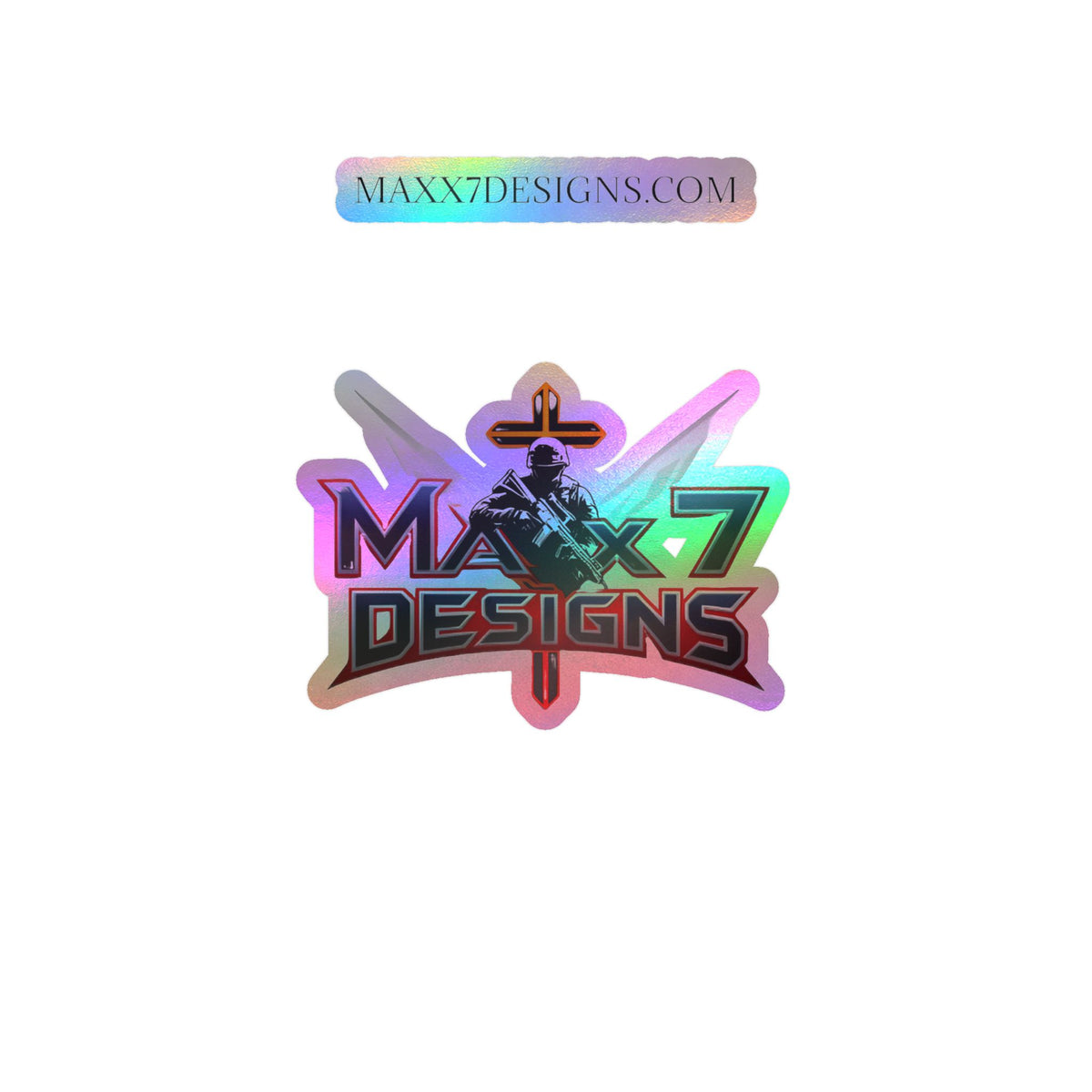 Vinyl Decal — Maxx7 Designs Logo Sticker