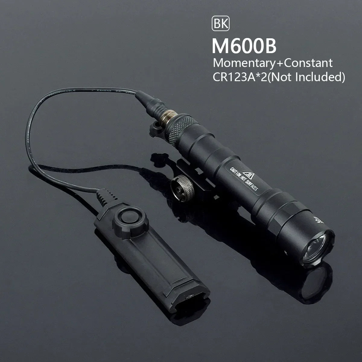 Tactical Surefire M600 M300 Airsoft Flashlight Dual Pressure Switch LED White Lamp 20mm Rail Scout Light for AR15 Hunting