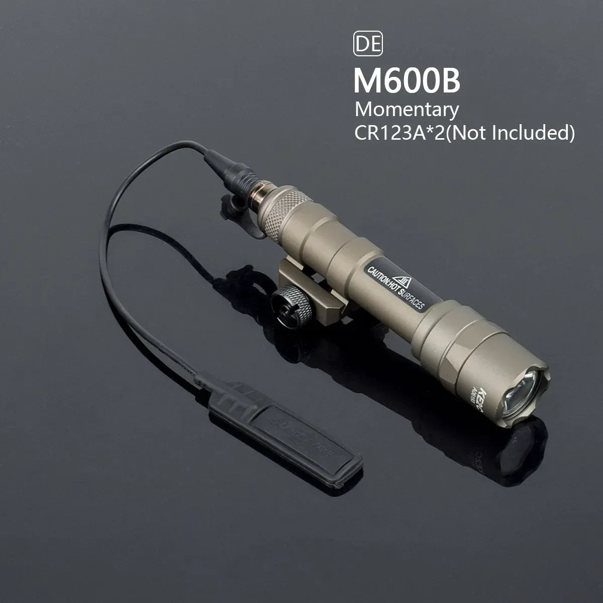 Tactical Surefire M600 M300 Airsoft Flashlight Dual Pressure Switch LED White Lamp 20mm Rail Scout Light for AR15 Hunting