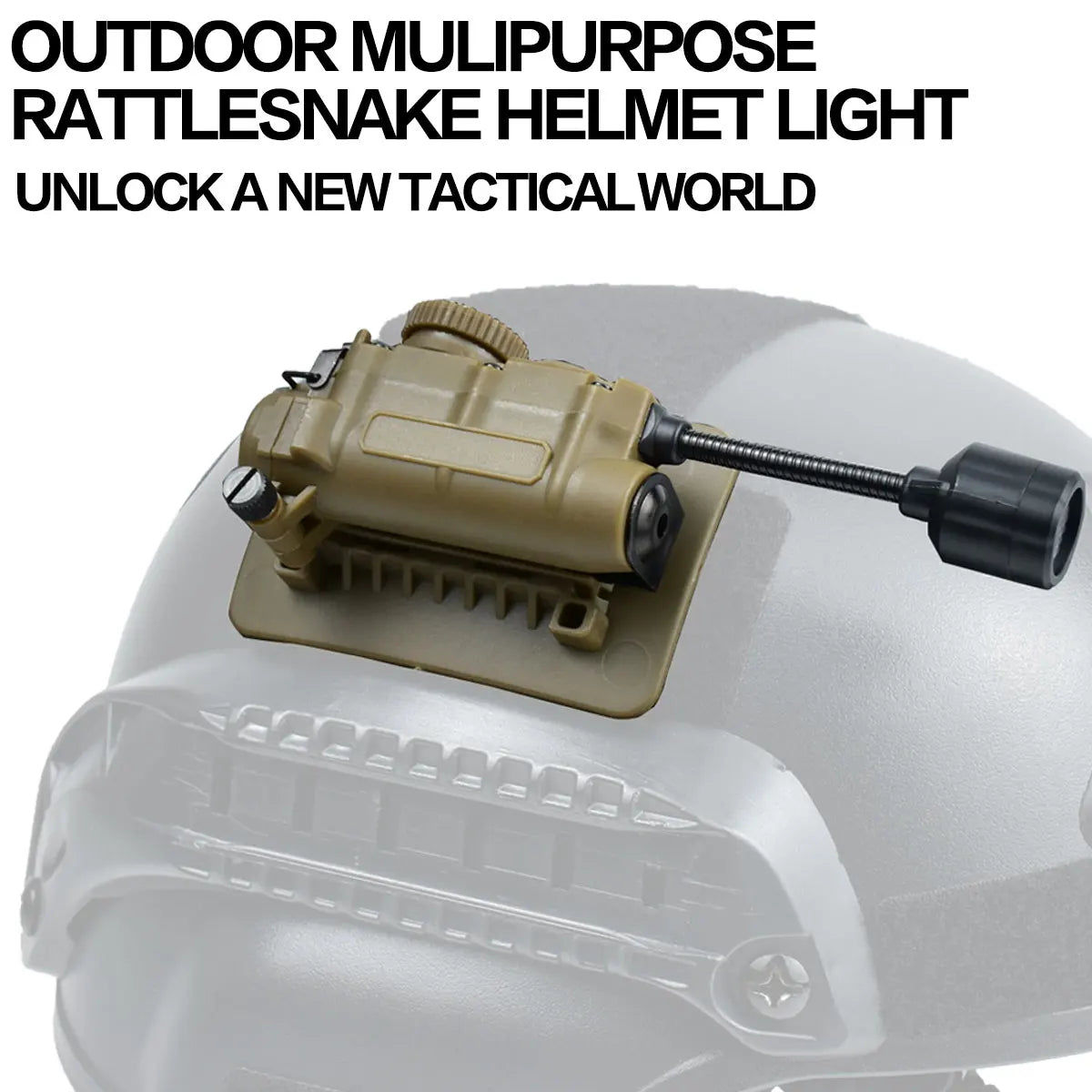 Sidewinder-Style Helmet LED Light