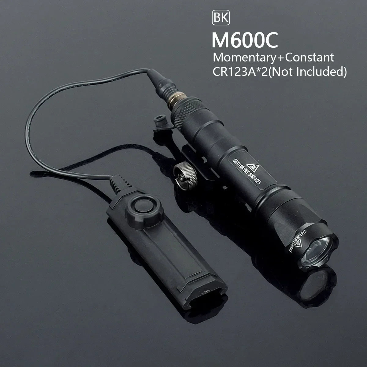 Tactical Surefire M600 M300 Airsoft Flashlight Dual Pressure Switch LED White Lamp 20mm Rail Scout Light for AR15 Hunting