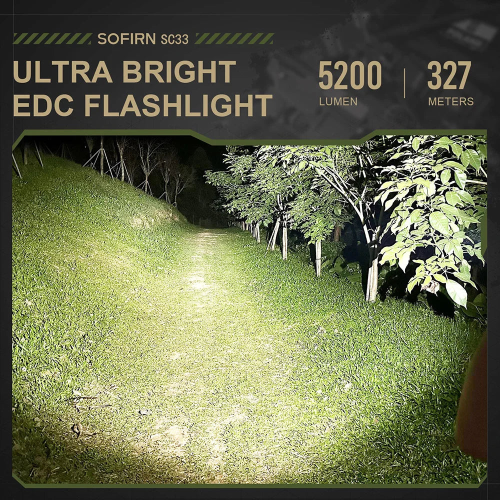 Sofirn SC33 USB-C Rechargeable LED Flashlight