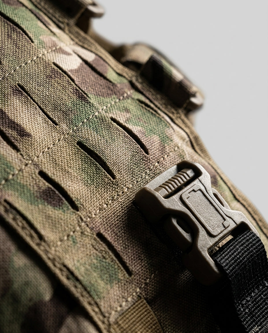 YAKEDA Tactical Vest 6094 Fast detachable light laser cut outdoor hunting black gear carry vest of high quality 1000D nylon - Maxx7Designs