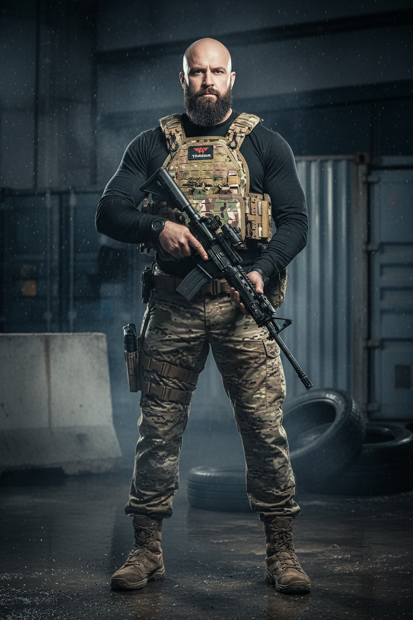 Tactical Vest - Male Model